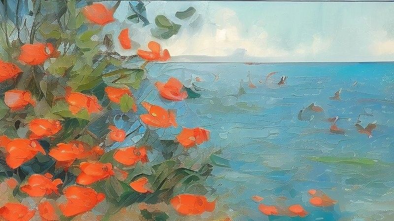 龍魚魚缸背景圖片大全超清