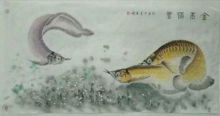 金龍魚的國畫怎么畫好看：古老而美麗的金龍魚國畫畫法步驟幫助您掌握古老而美麗的繪畫技巧
