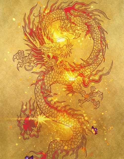金龍唯美圖片