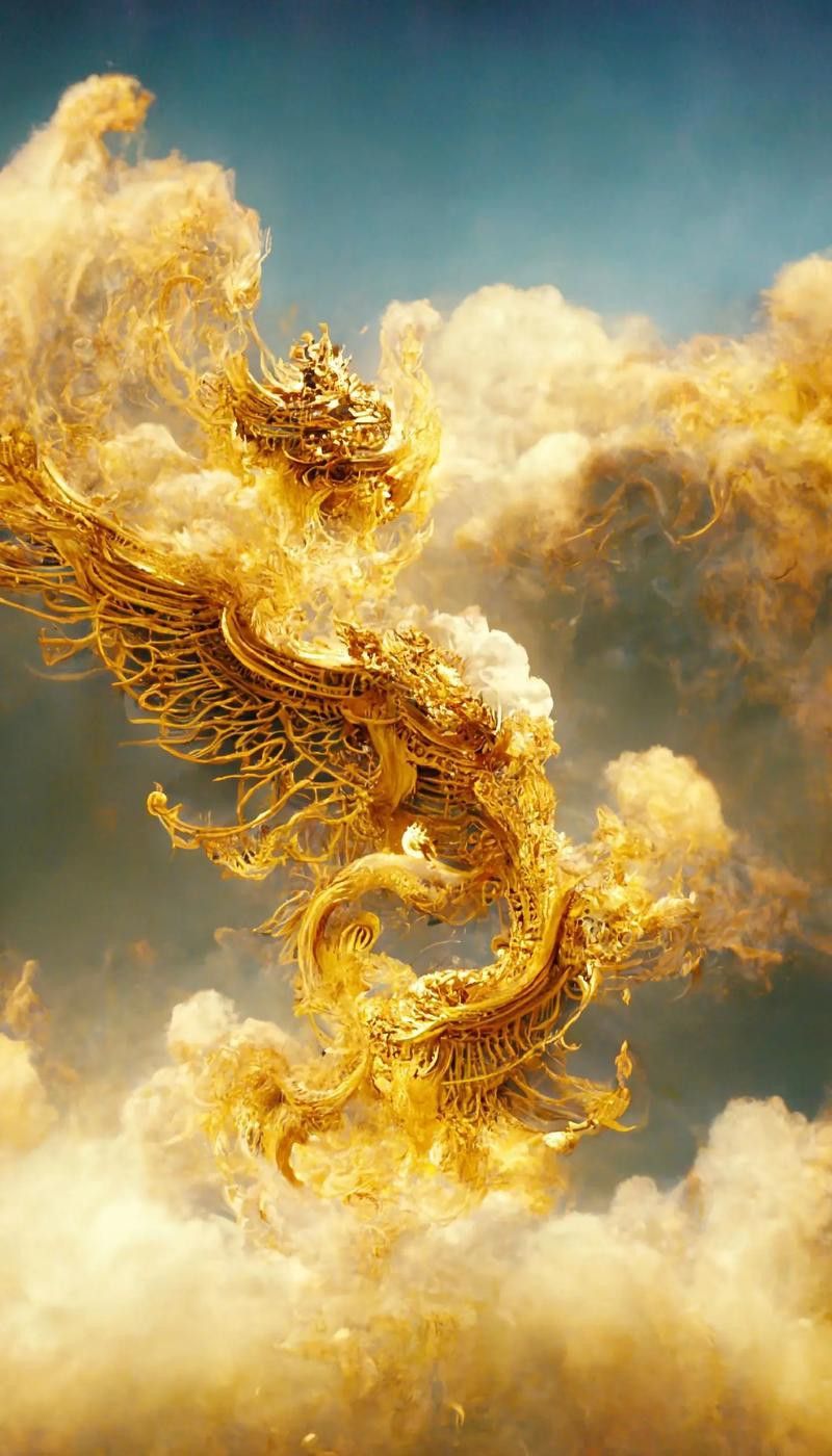 有沒有更多國潮風(fēng)金龍壁紙？