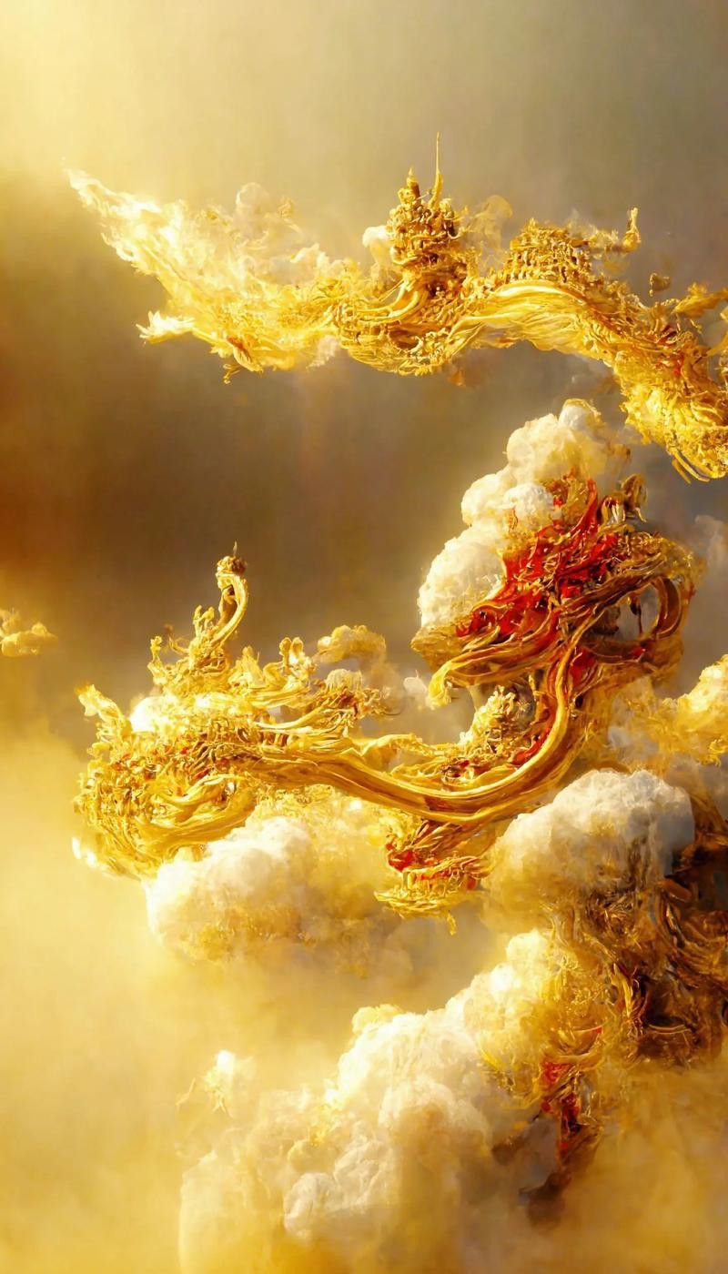 有沒有更多國潮風(fēng)金龍壁紙？