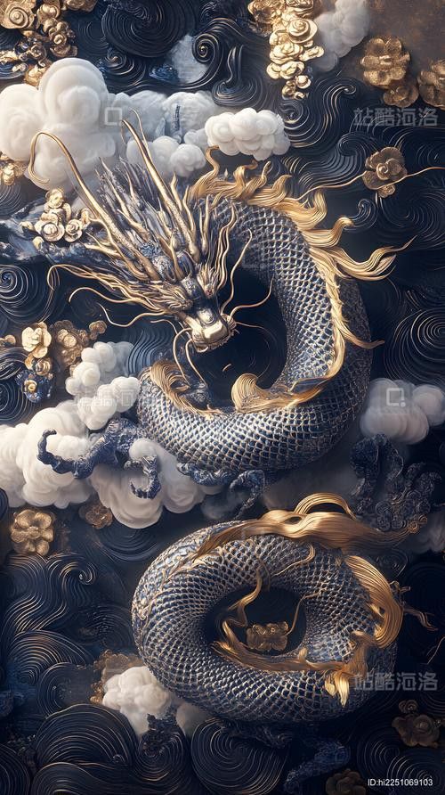 有沒有更多國潮風(fēng)金龍壁紙？