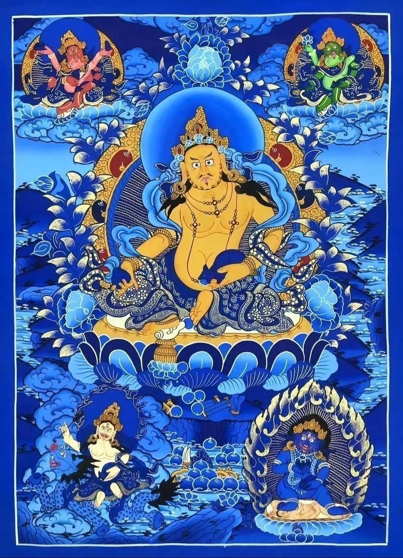 藍財神圖片