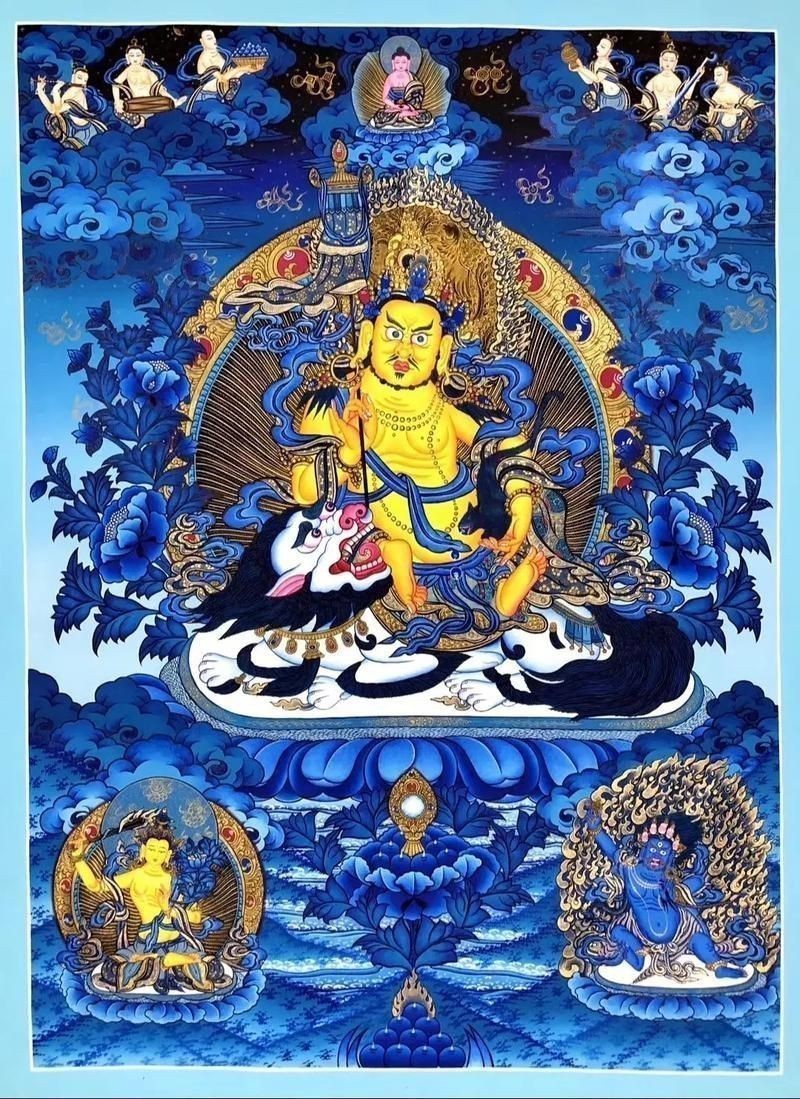 藍財神圖片