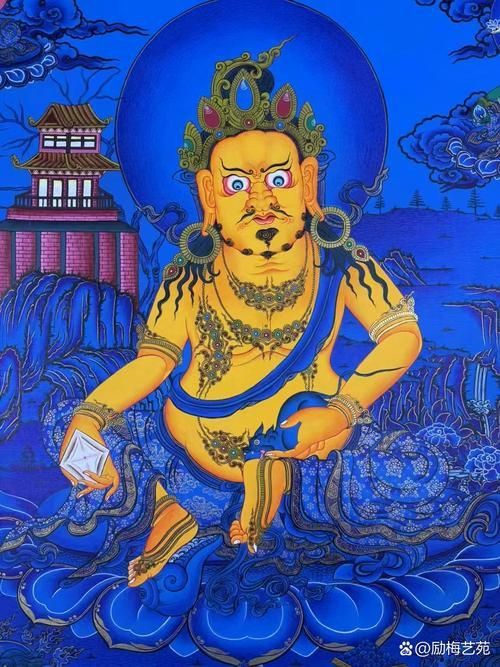 藍財神圖片
