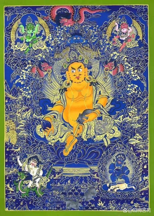 藍財神圖片