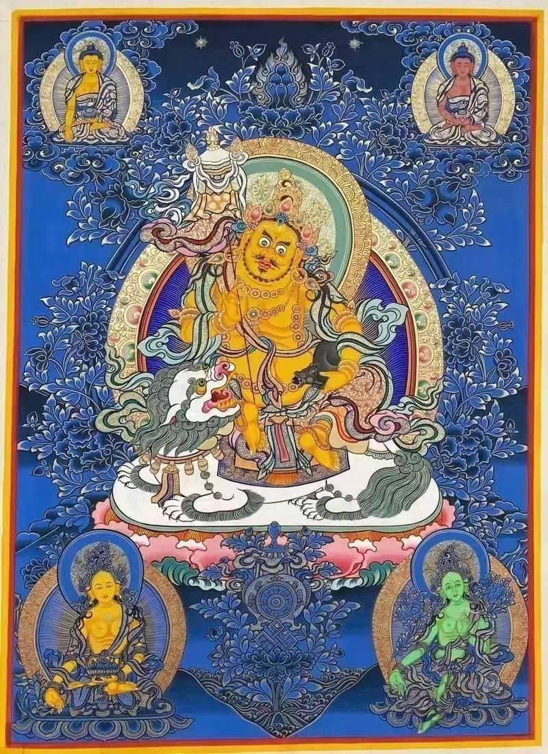 藍財神圖片