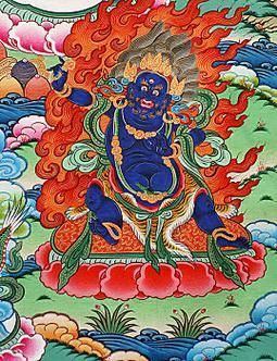 藍財神圖片