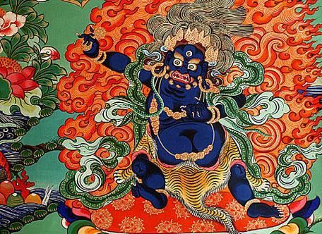 藍財神圖片