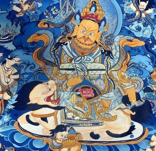藍財神圖片