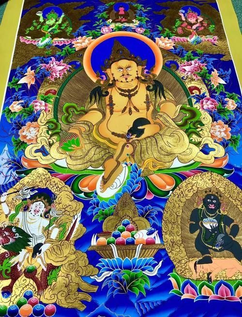 藍財神圖片