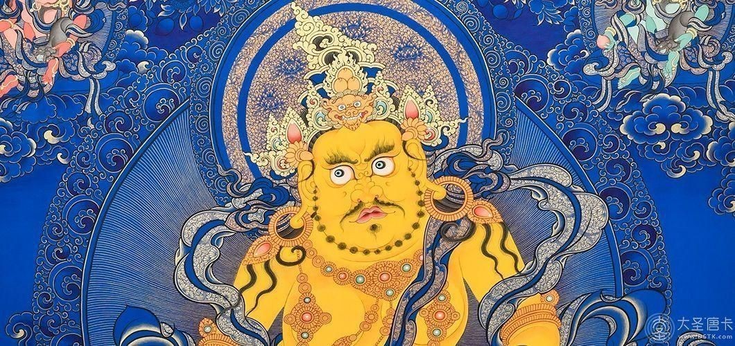 藍財神圖片