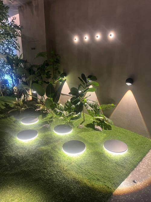 能否提供帶有燈光的造景效果圖？