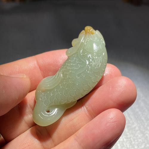 白玉龍魚圖片欣賞大全大圖