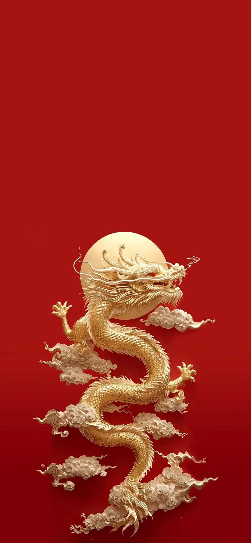 有沒有更多高清的紅色龍壁紙？