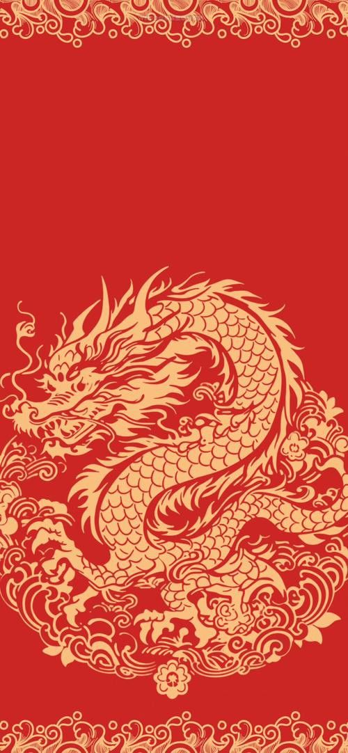 有沒有更多高清的紅色龍壁紙？