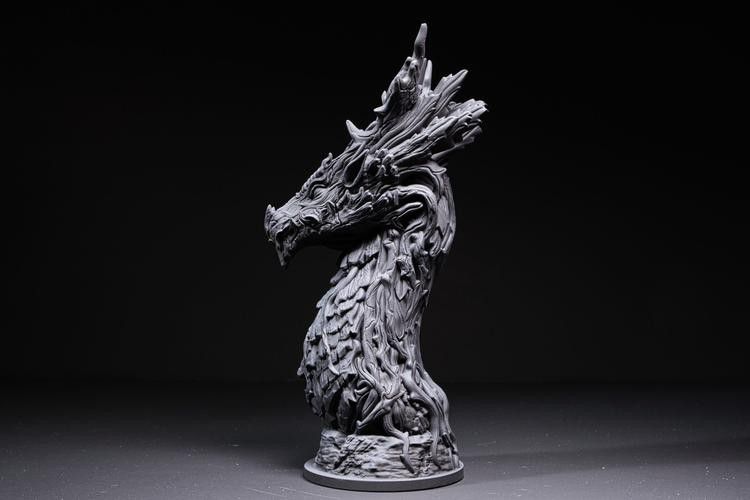 有沒有木雕龍頭的3D模型？
