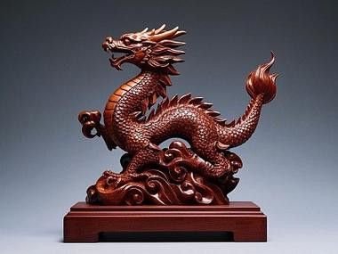 有沒有木雕龍頭的3D模型？