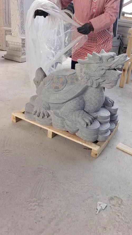湖光巖神龜和龍魚的照片