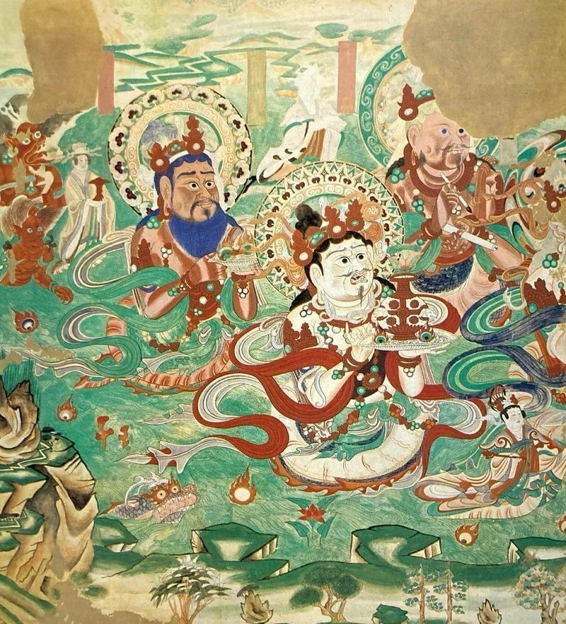 還有哪些著名的金龍壁畫作品？