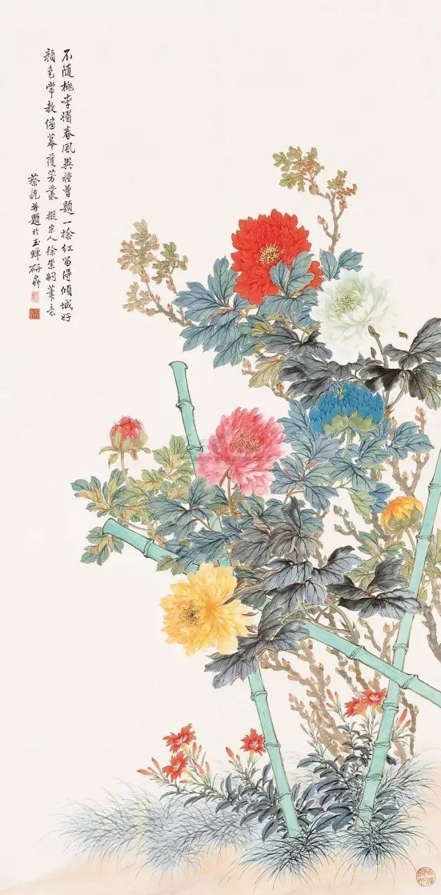 牡丹和魚的畫寓意和象征