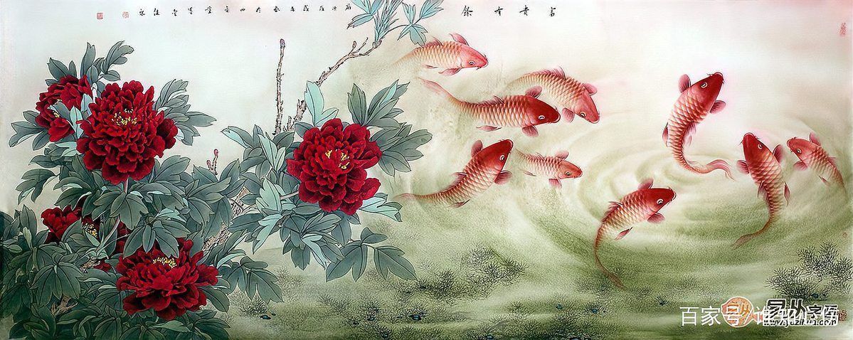 牡丹和魚(yú)的畫(huà)寓意和象征