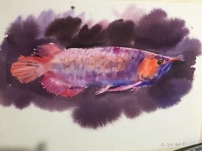 畫龍魚的畫家是誰（中國畫魚名家賈福民畫魚—畫家賈福民畫魚剪影）