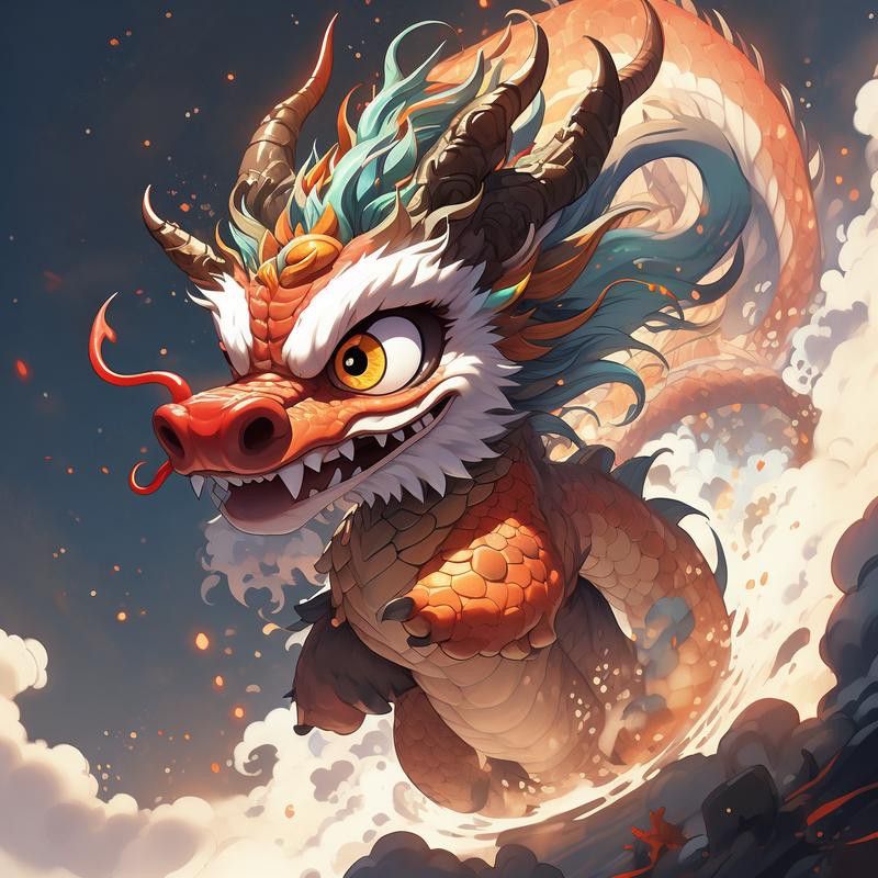 有沒有簡約干凈的紅龍微信頭像？