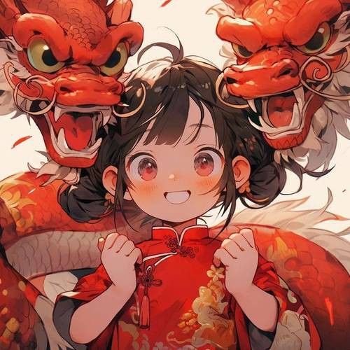 有沒有簡約干凈的紅龍微信頭像？