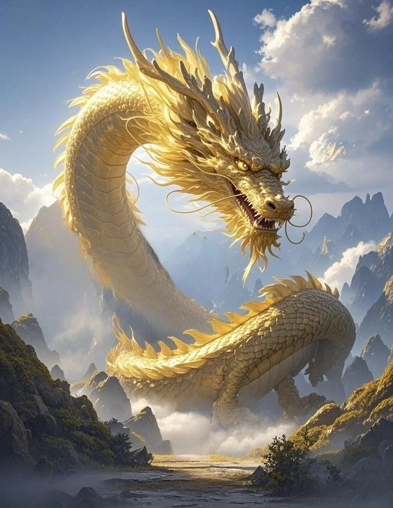 金龍在神話傳說中的角色