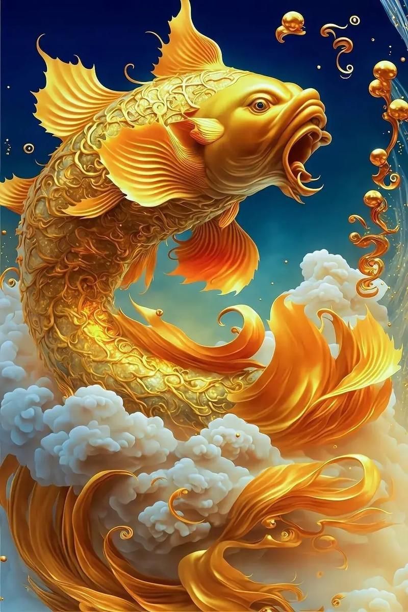 給我一些招財(cái)轉(zhuǎn)運(yùn)魚的壁紙圖片