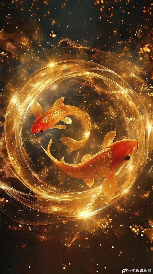給我一些招財(cái)轉(zhuǎn)運(yùn)魚的壁紙圖片