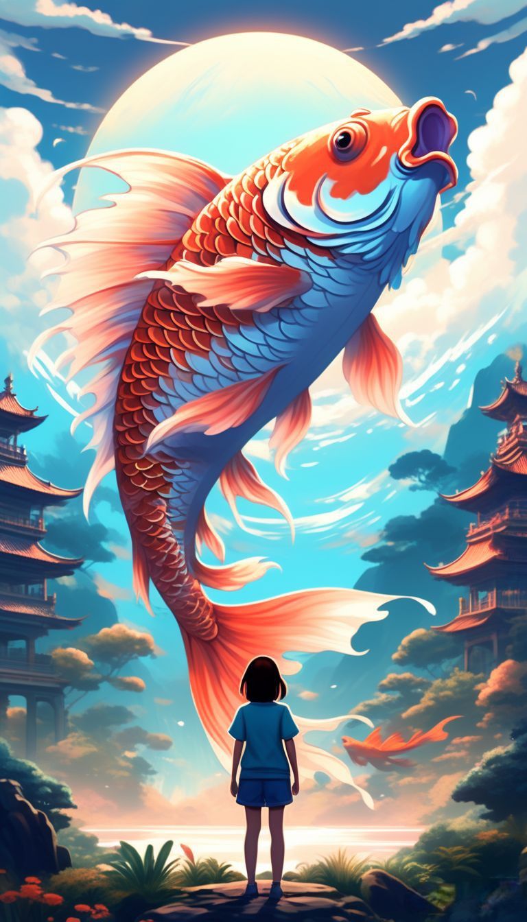 給我一些招財(cái)轉(zhuǎn)運(yùn)魚的壁紙圖片