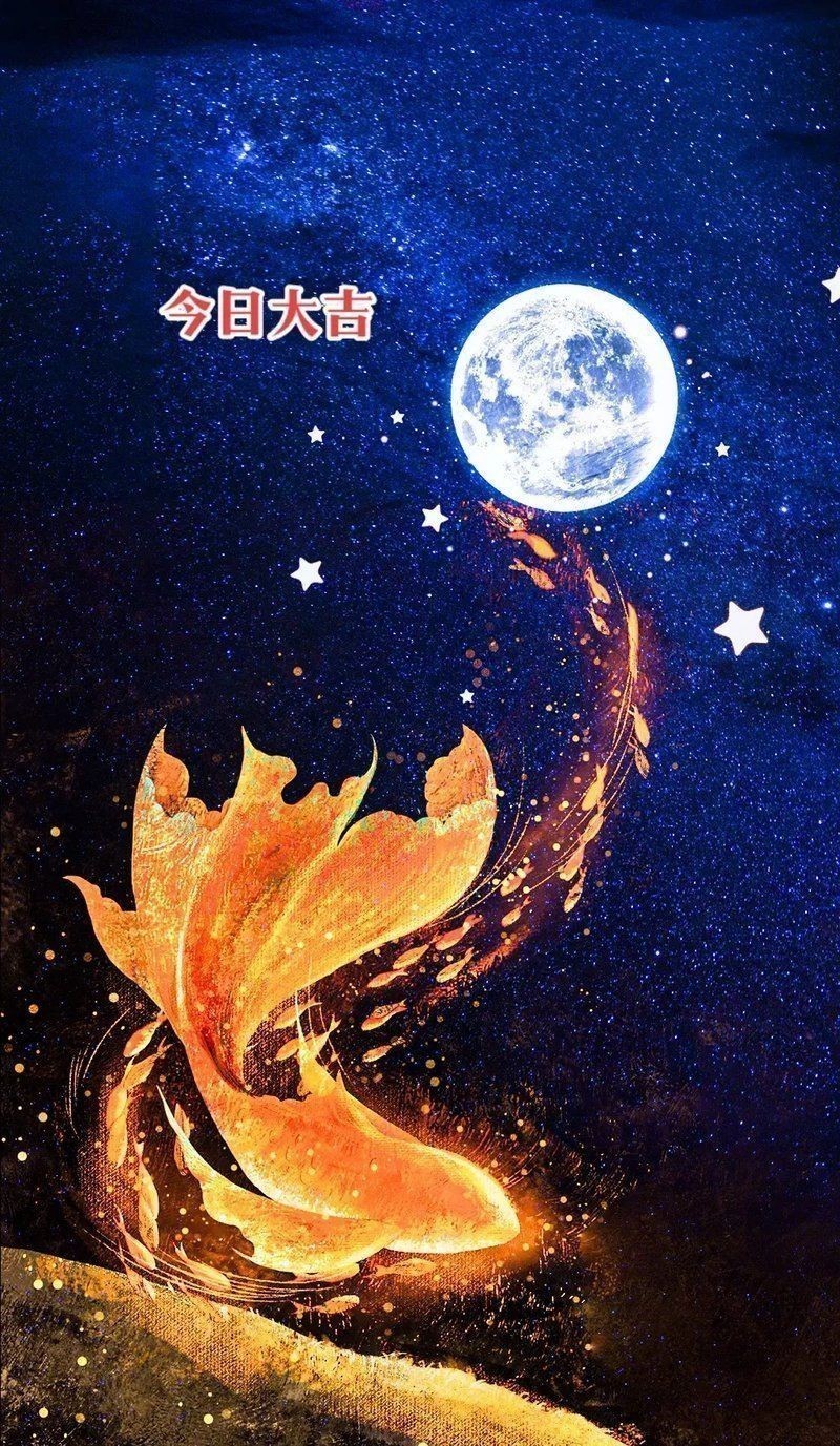 給我一些招財(cái)轉(zhuǎn)運(yùn)魚的壁紙圖片