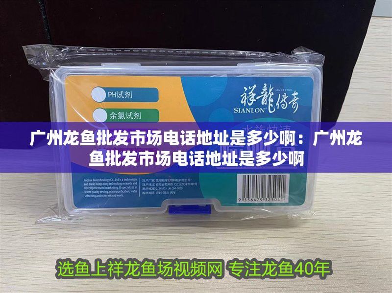 廣州金龍魚批發市場營業時間電話是多少