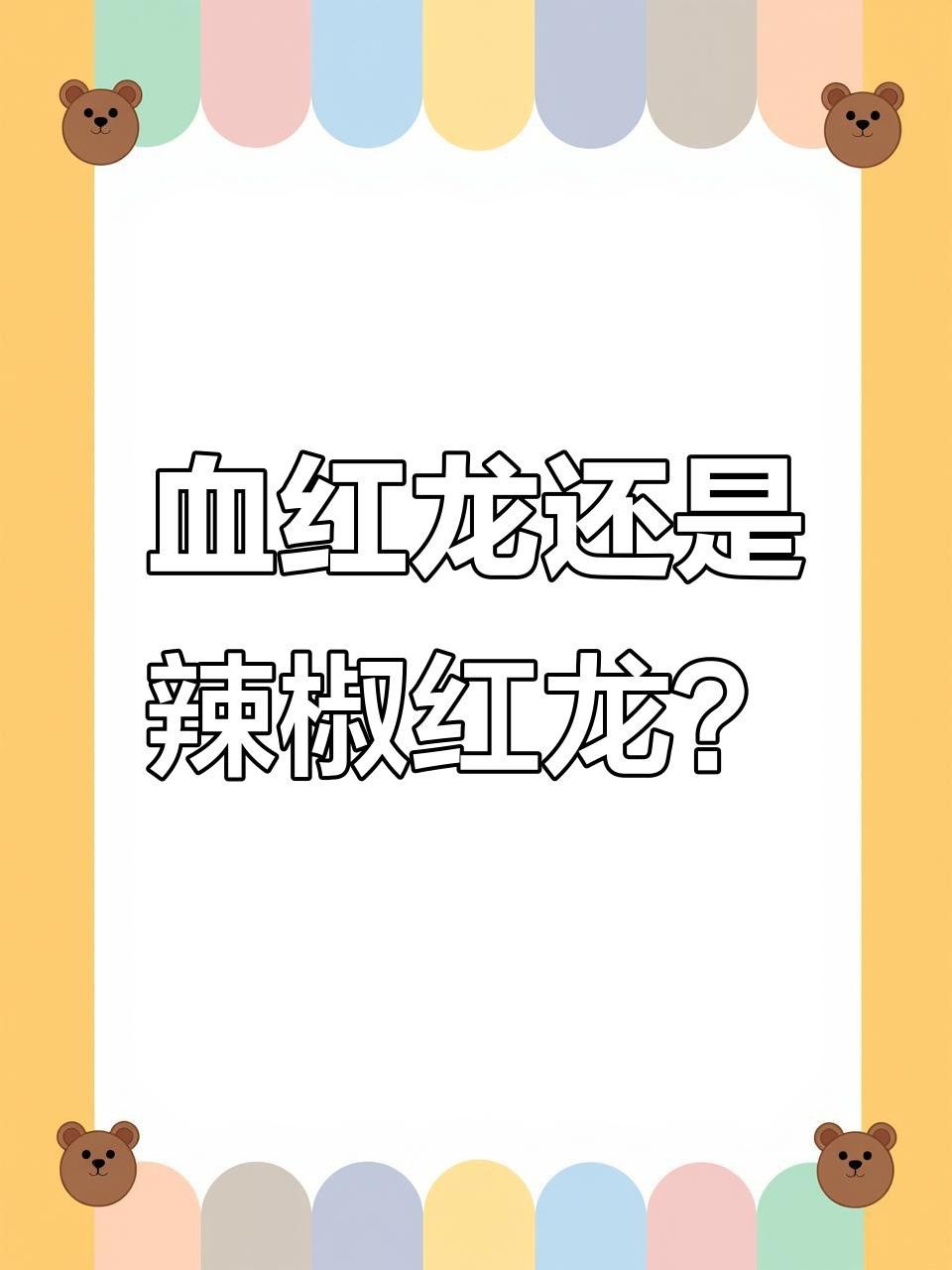 紅龍魚有哪些知名品種？