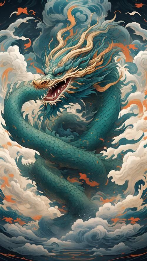 青龍魚圖片大全大圖高清壁紙