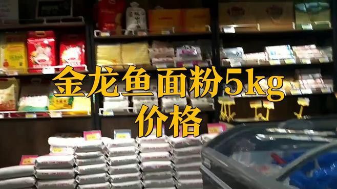 金龍魚白面多少錢一袋