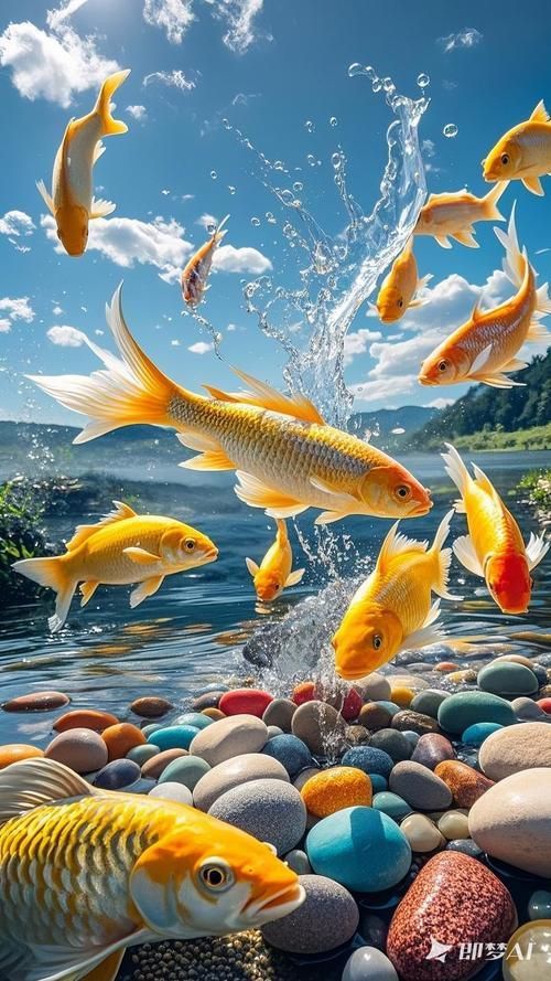 有水有魚的手機壁紙