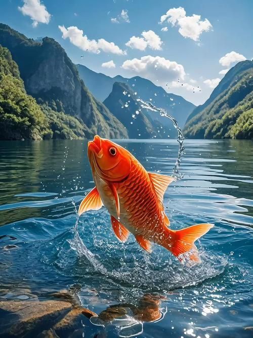 有水有魚的手機壁紙