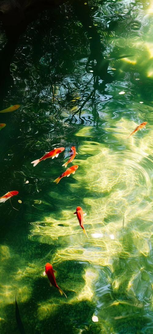 有水有魚的手機壁紙