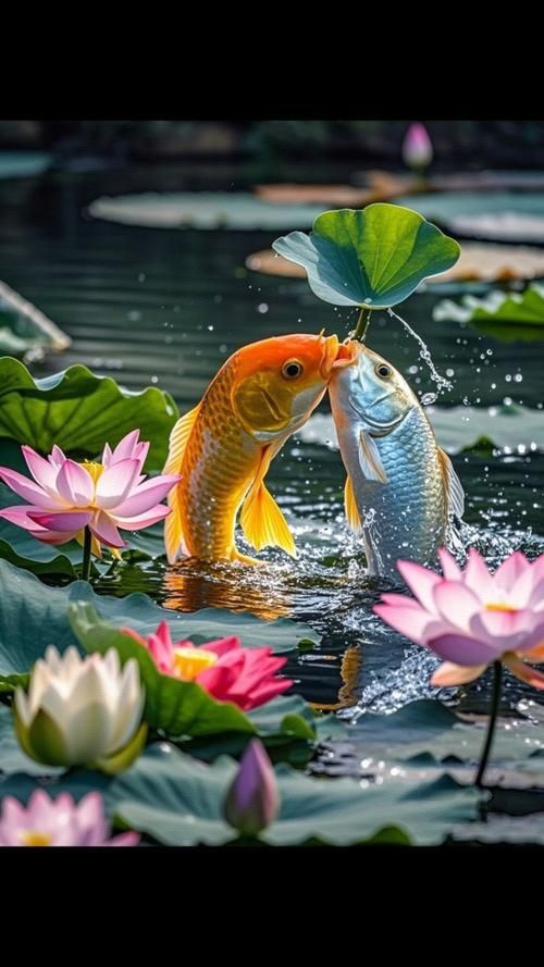 有水有魚的手機壁紙