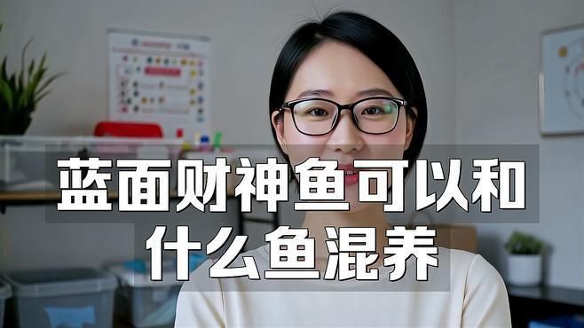 藍(lán)面財神魚水