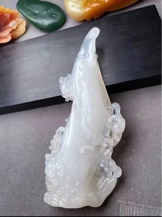 玉雕龍魚圖片大全大圖視頻