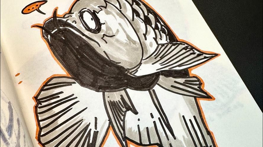 龍魚手繪圖片大全 龍魚手繪圖片大全 龍魚百科 第21張