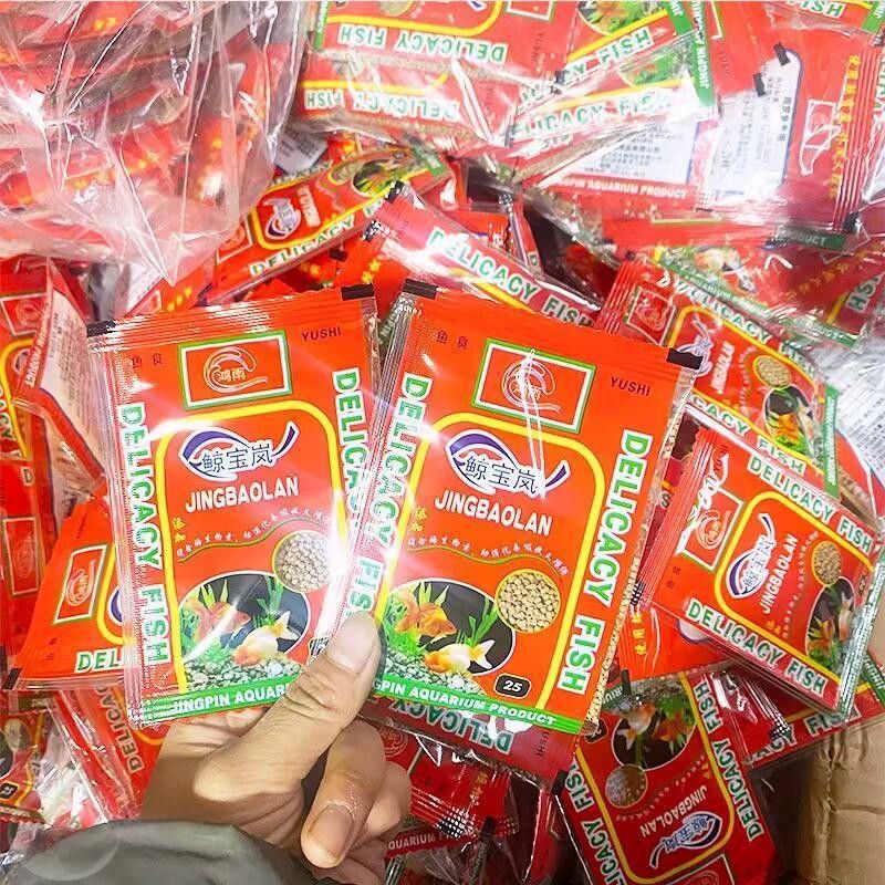 金龍魚喂顆粒可以嗎