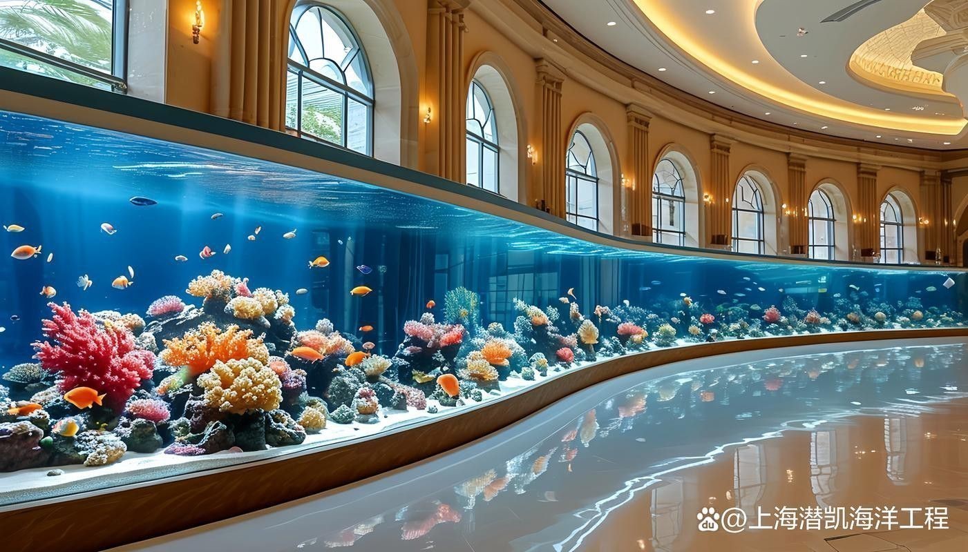 專業定做魚缸觀賞魚龍魚世家水族館優惠
