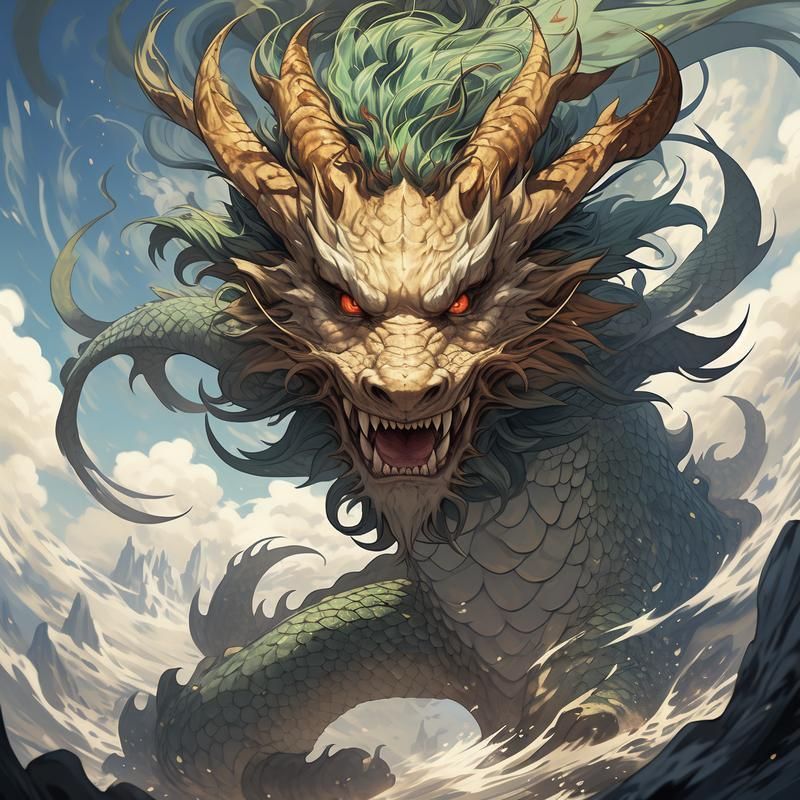 全球最霸氣的龍的圖片