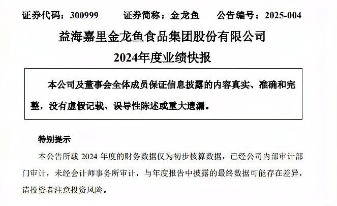 金龍魚何時公布2024年財報？