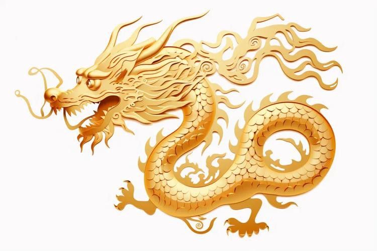 能提供一張古風(fēng)招財(cái)金龍頭像的示例嗎？